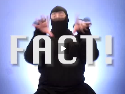 ask a ninja fact picture whistle goes hooooo
