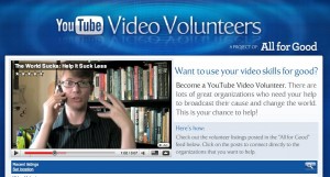 vlog brothers promote video volunteers on youtube