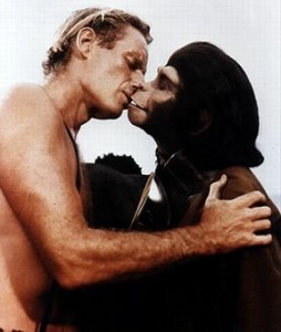 monkey and man